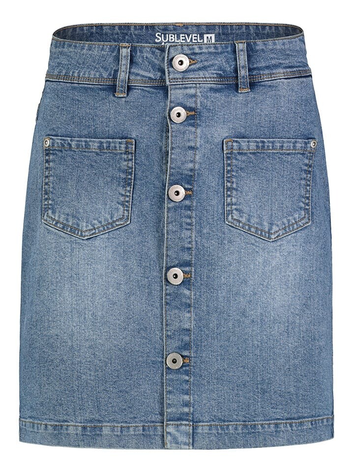 

Мини-юбка Sublevel Jeansrock, синий