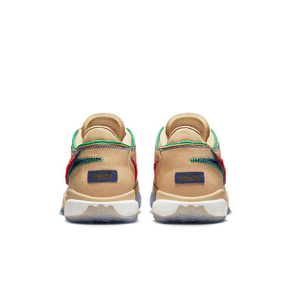 Кроссовки Nike LeBron 20 'Four Horsemen', цвет sesame/light crimson-sail-midnight navy-stadium green — фото 4