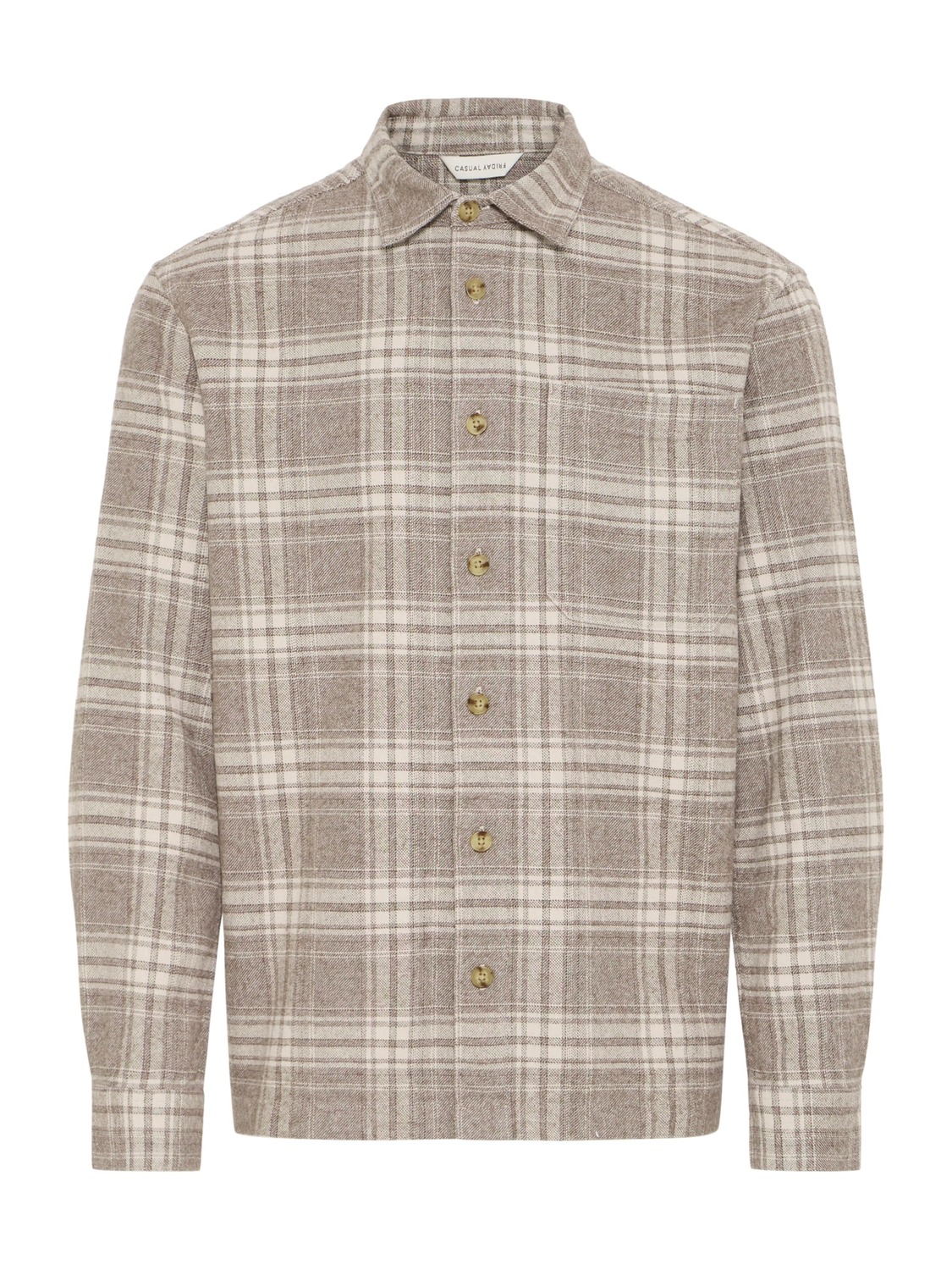 

Casual Friday Рубашка на пуговицах Regular fit 'CFLOTUS' светло-коричневого цвета