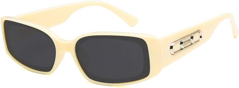 

Солнцезащитные очки Shiratori унисекс, модные, ярко-черные, серые, для отдыха и путешествий, прямоугольные, неполяризованные, с защитой от УФ-излучения UV400, Beige Grey