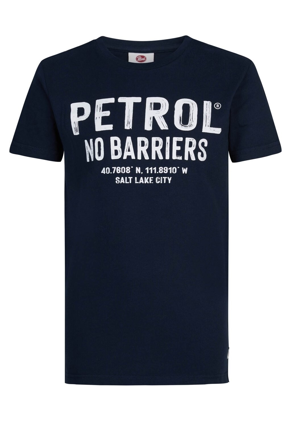 

Футболка с принтом Petrol Industries, цвет midnight navy
