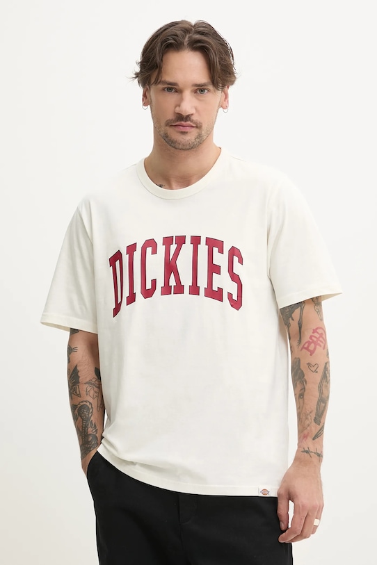 

Хлопковая футболка Dickies, бежевый