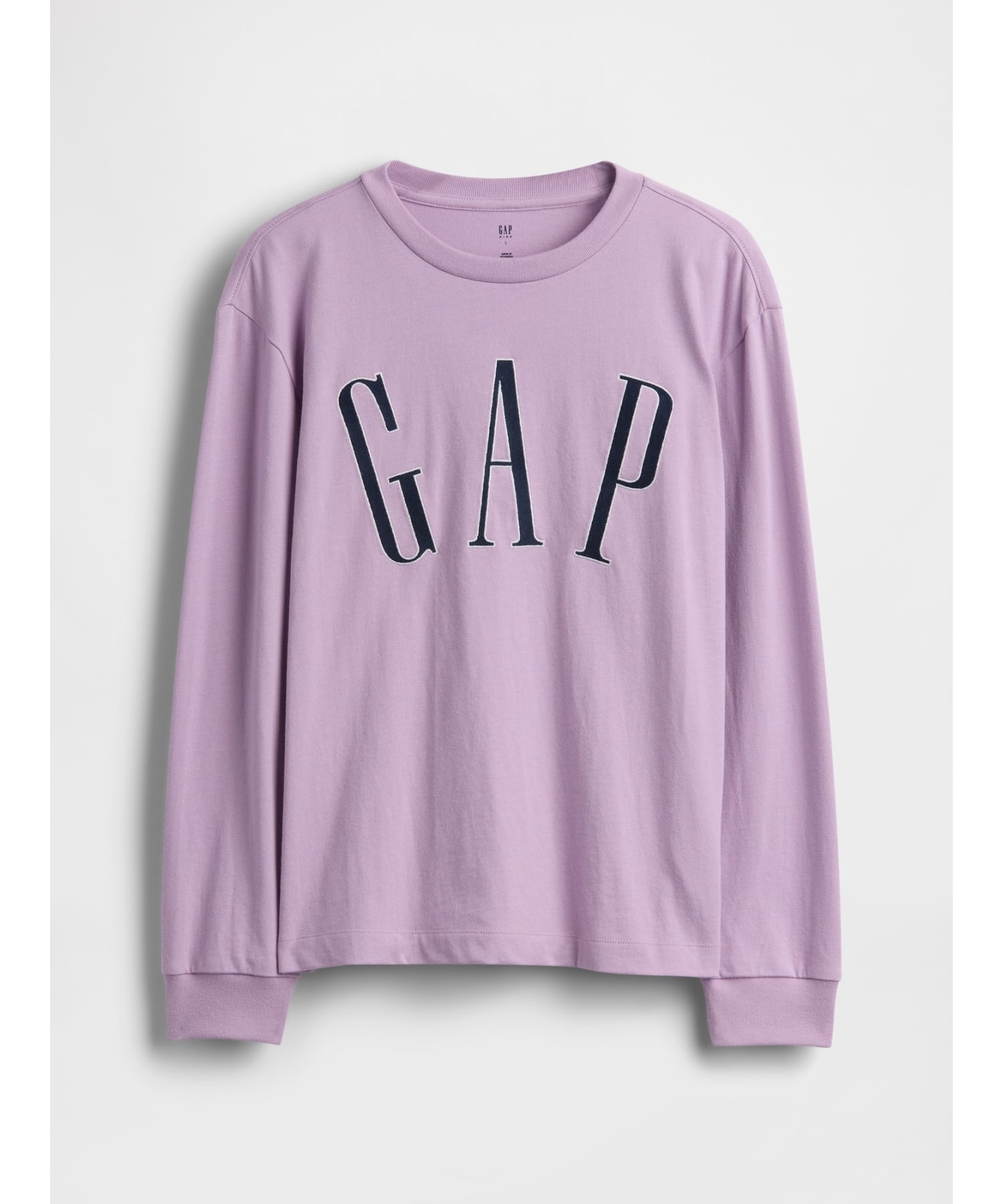 (K) Футболка свободного кроя с логотипом GAP (детская), LAVENDER