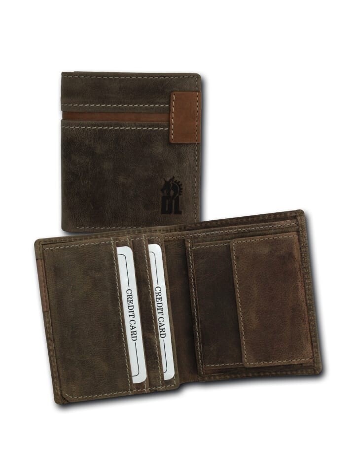 

Кошелек DrachenLeder Portemonnaie Leder Herren Geldbörse Serie Marc
