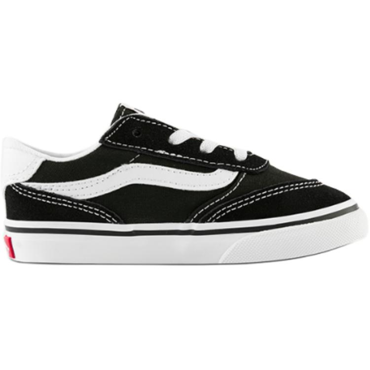 Низкие детские туфли Brooklyn LS для младенцев и малышей Vans, черный — фото 2
