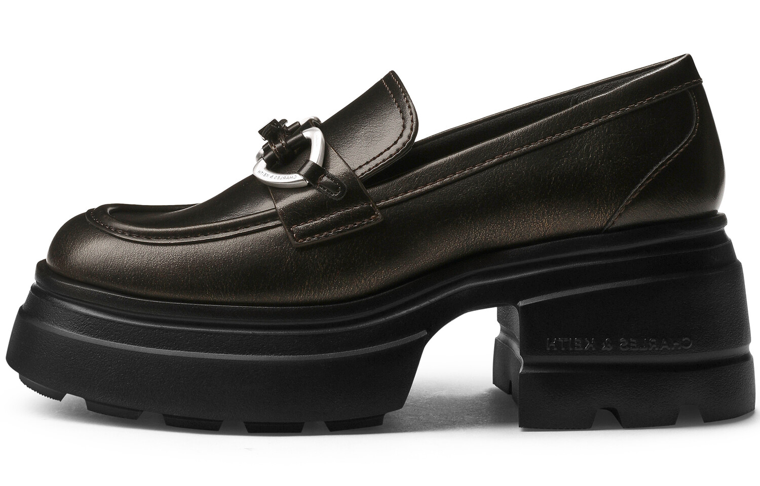 Лоферы женские Charles&Keith, цвет Black Box black