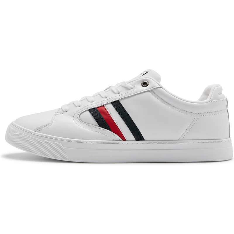 

Tommy Hilfiger Мужские низкие скейтерские кеды YBS белые, цвет White YBS