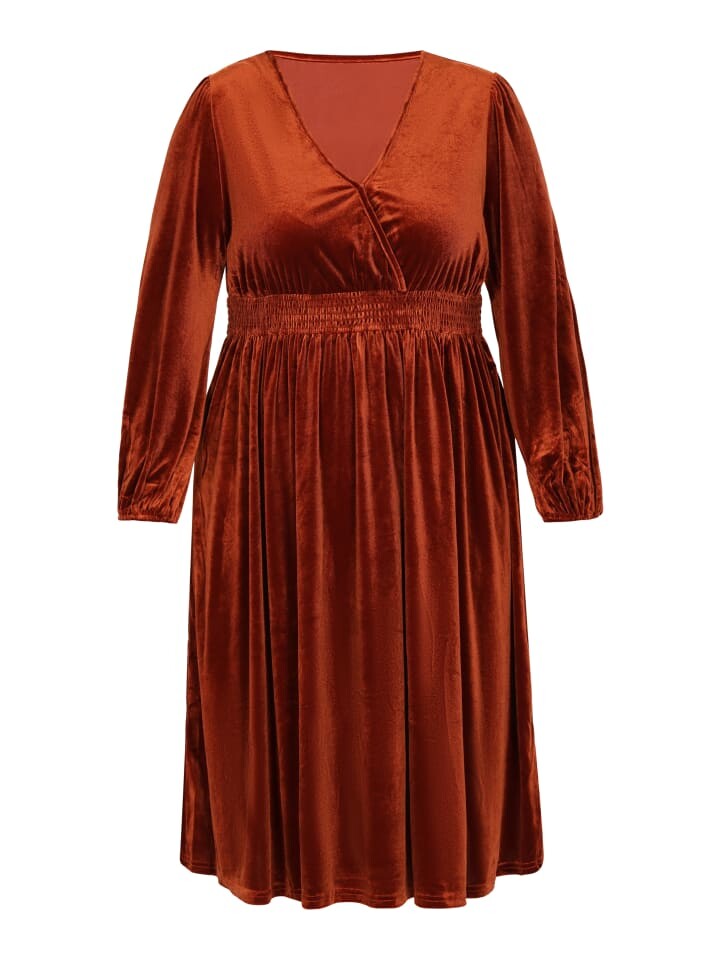 

Платье до колена NAEMI Plus Size Dress, кэмел