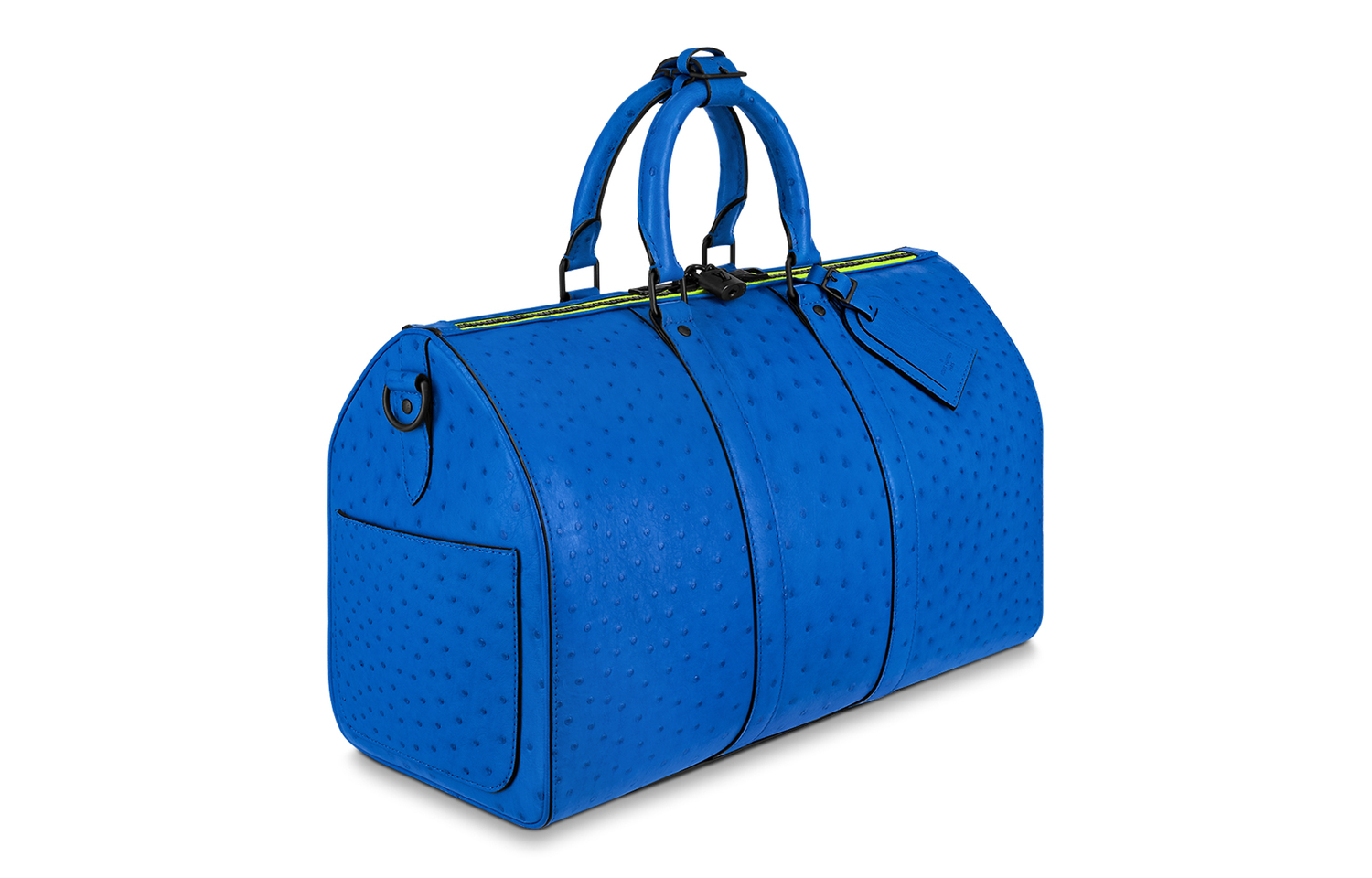 Сумка Keepall из кожи страуса, наплечная сумка, кроссбоди, дорожная сумка men's LOUIS VUITTON — фото 4