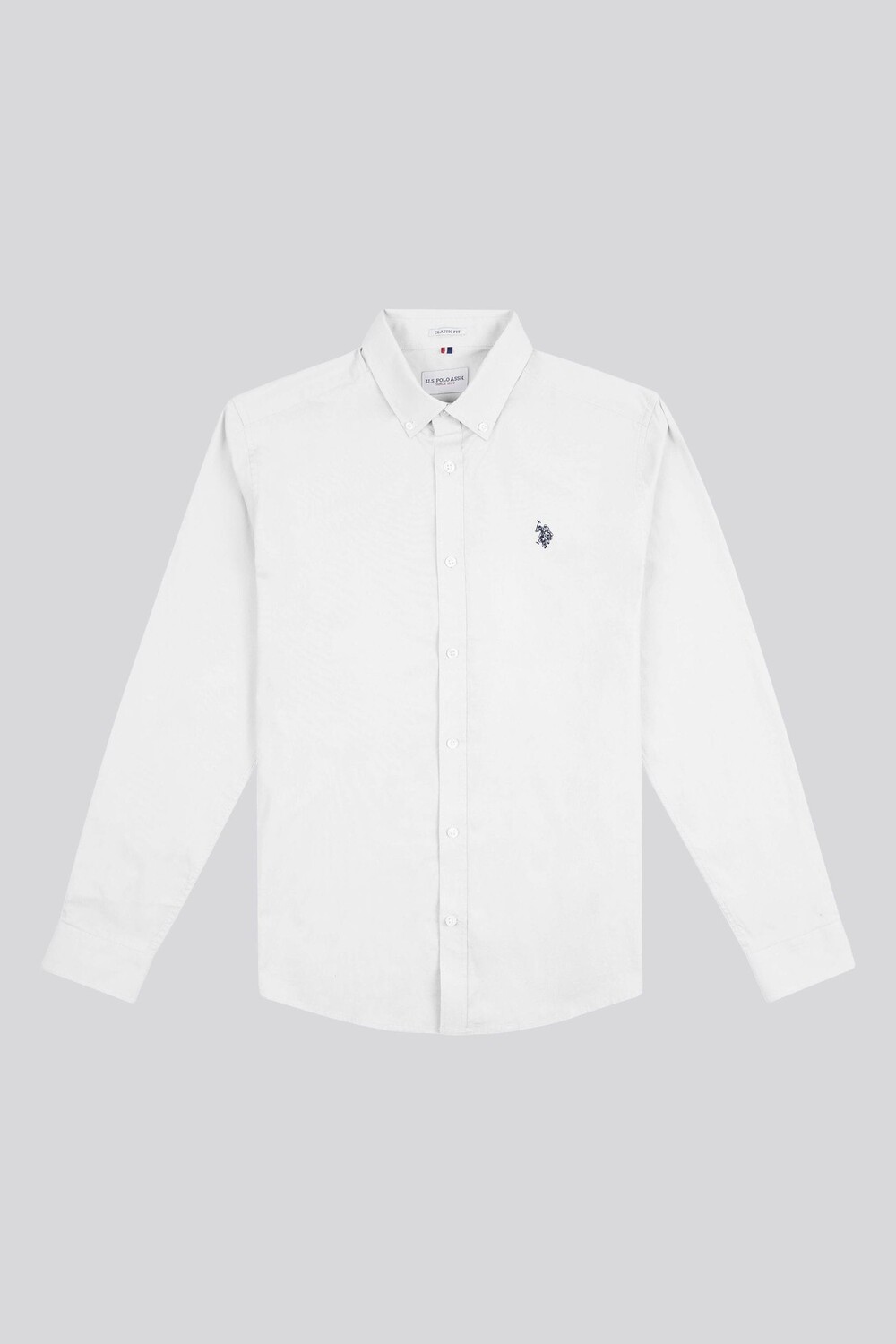 

Рубашка мужская из эластичного хлопкового поплина U.S. Polo Assn, белый