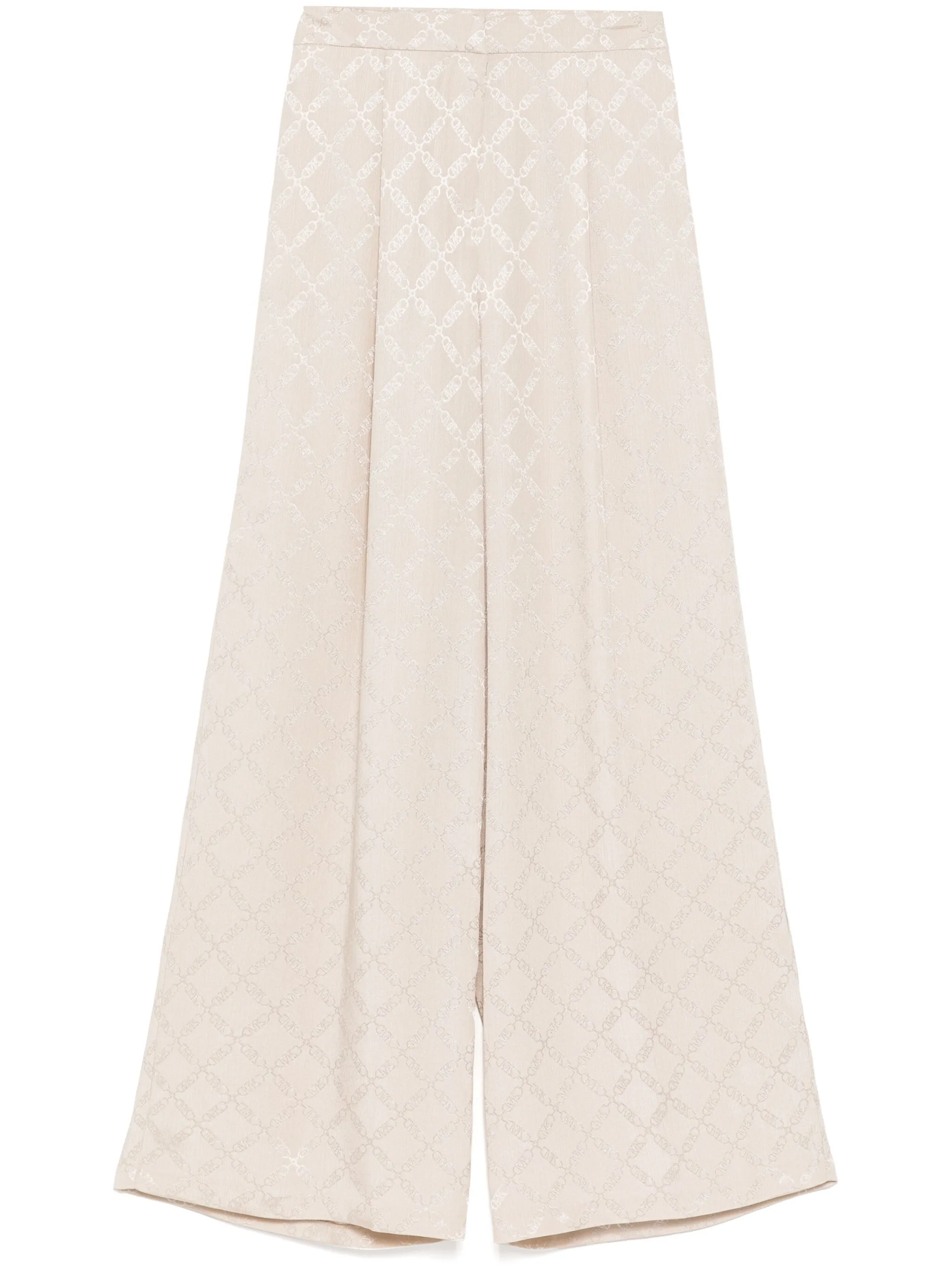 

Широкие брюки с узором Empire Diamond Michael Kors, бежевый