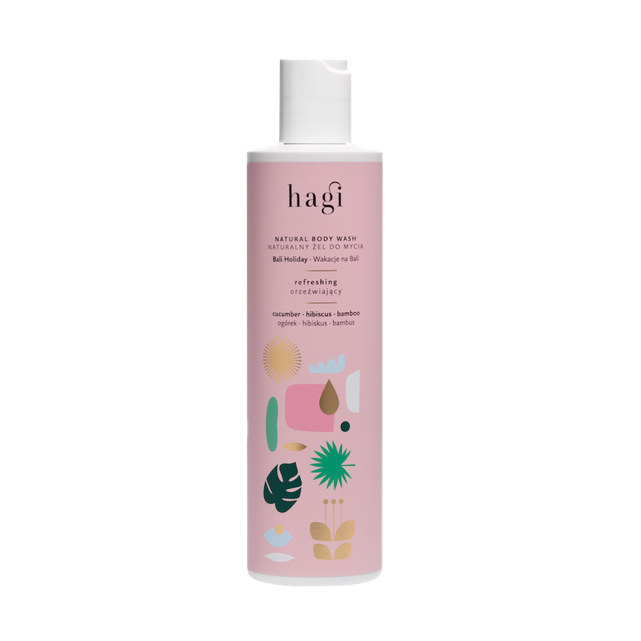 

Освежающий гель для душа natural refreshing body wash bali holiday Hagi, 300 мл
