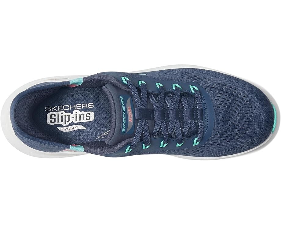 Кроссовки SKECHERS Arch Fit 2.0 Easy Chic Hands Free Slip-Ins, нави — фото 2