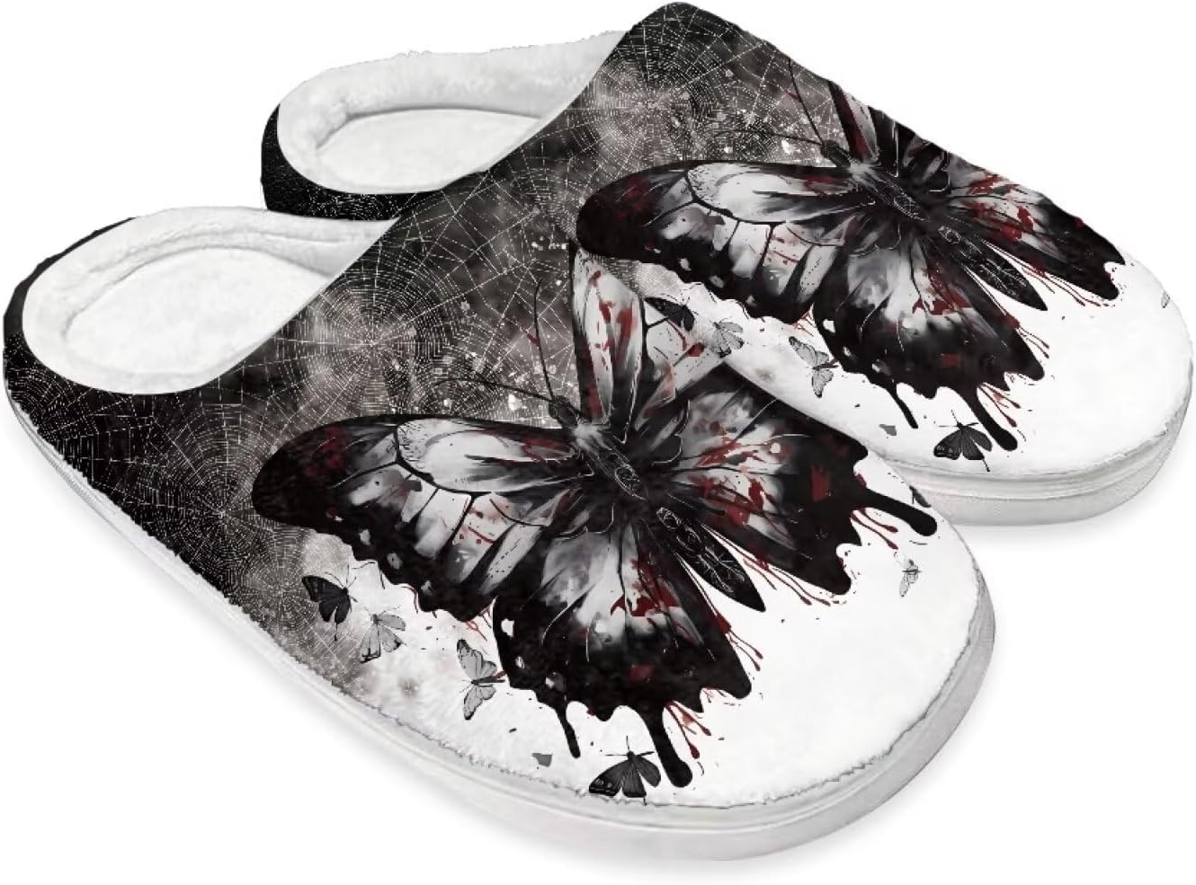 

Женские тапочки размер 9 Домашние тапочки Милые рождественские тапочки Cugasmaru, черный