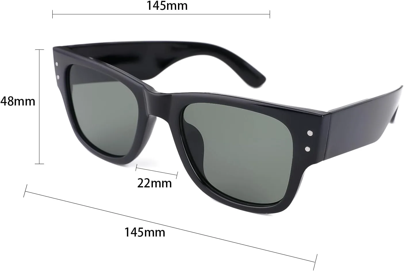 

Женские солнцезащитные очки в оправе из поликарбоната с градиентными линзами и заклепками, мужские модные очки с защитой от УФ-излучения UV400 TOIPASTN, D