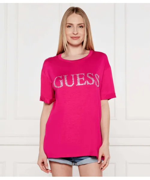 

Футболка Regular fit Guess, розовый