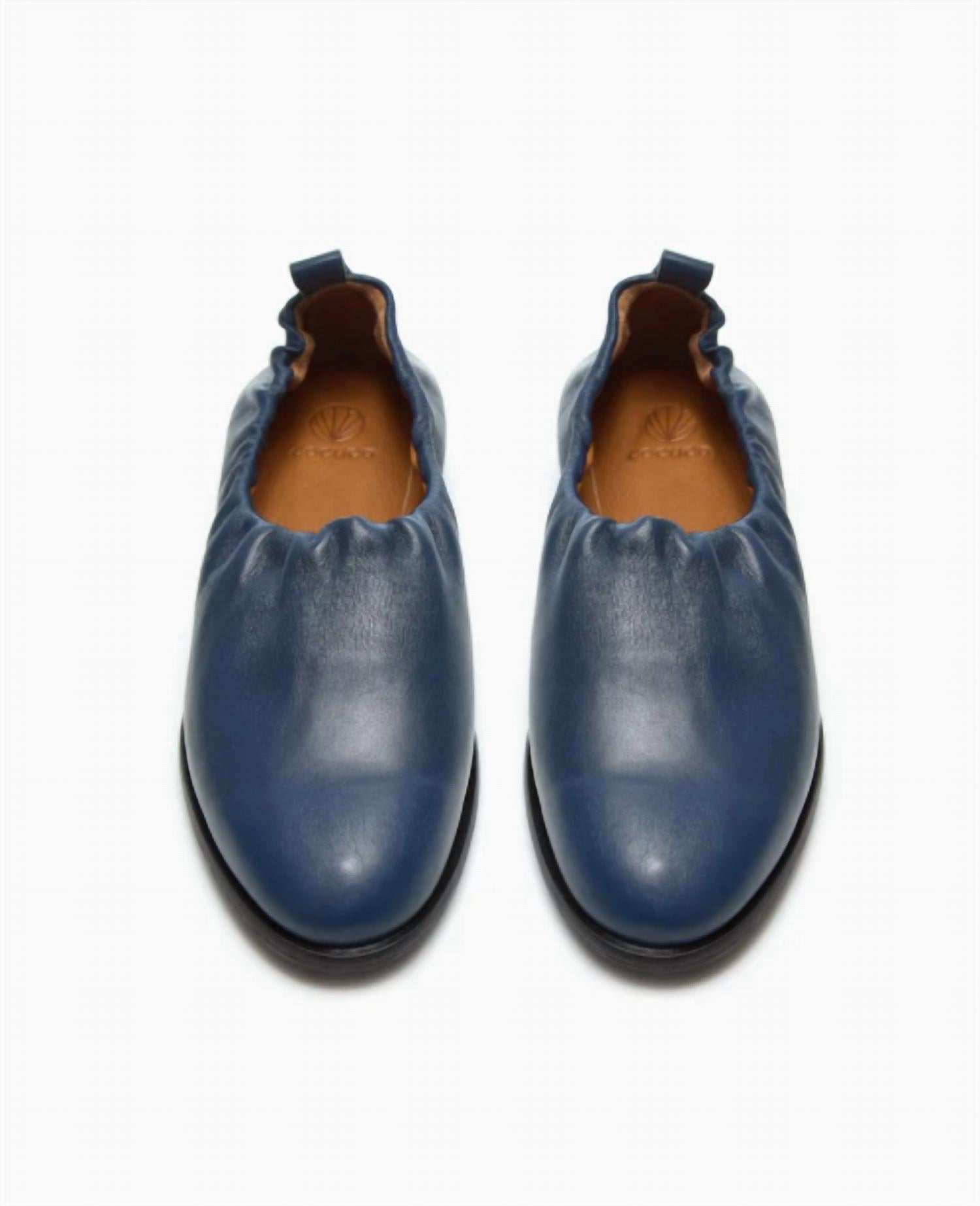 Женские классические балетки Yano Flat In Jeans Leather COCLICO — фото 2