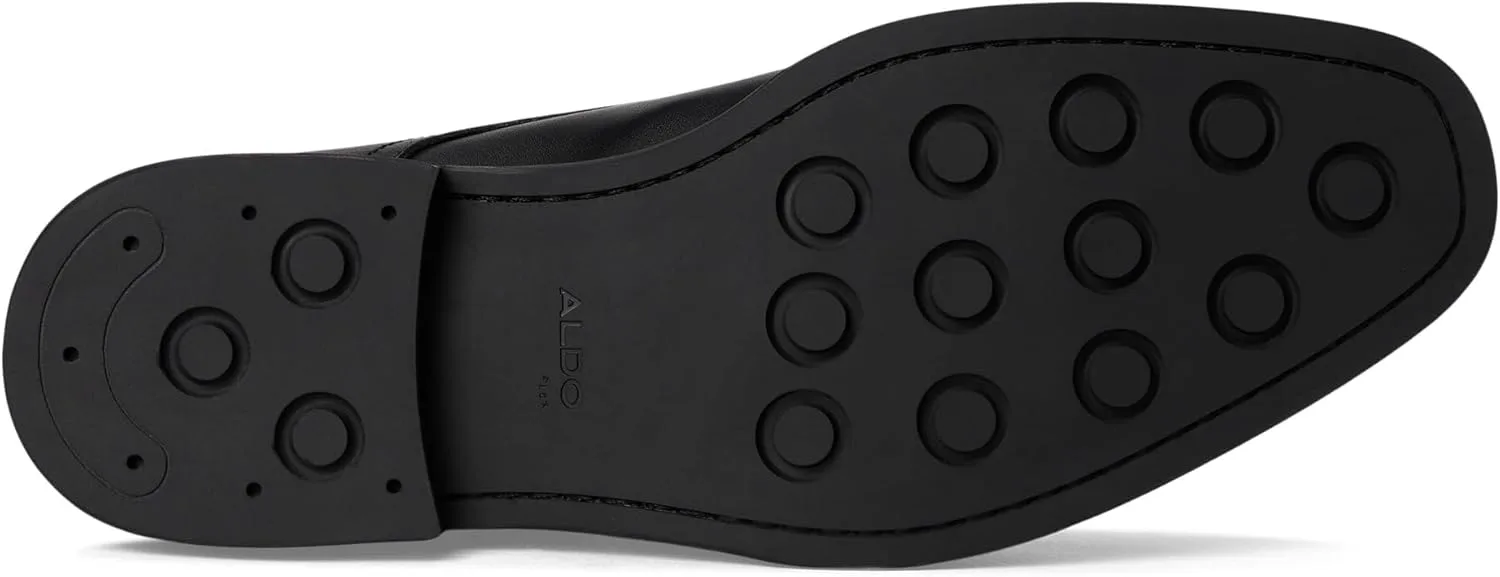 Мужские лоферы ALDO с узором аргайл, черный — фото 4
