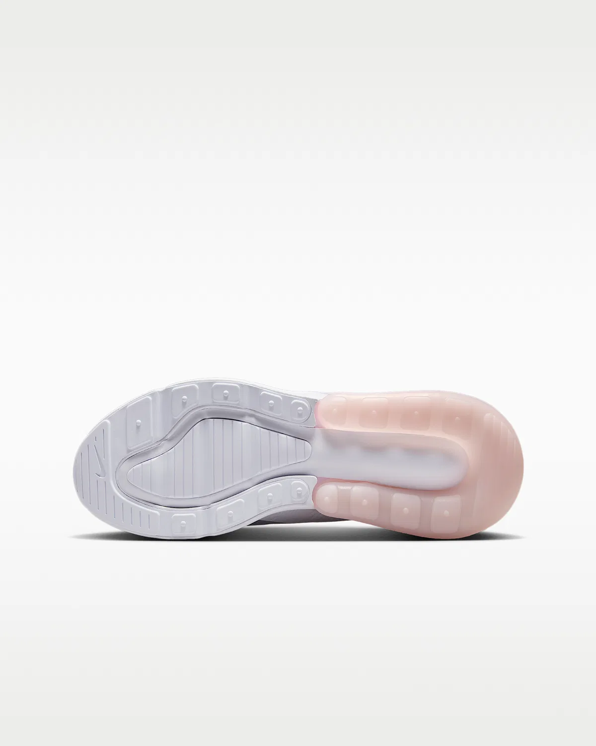 Кроссовки Nike Air Max 270 для детей, White/Light Smoke Grey/Pink Foam — фото 2
