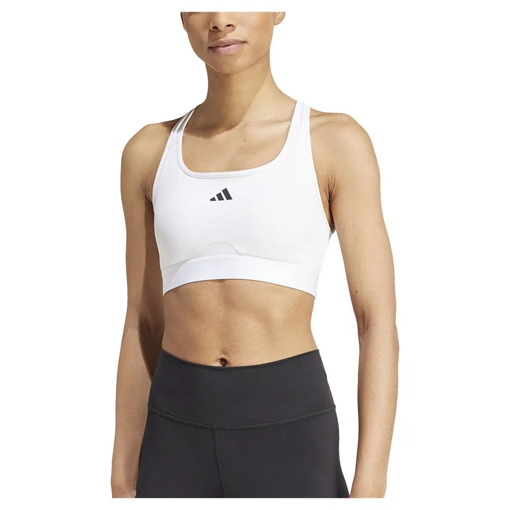 

Спортивный бюстгальтер adidas Powerreact sports bra, белый