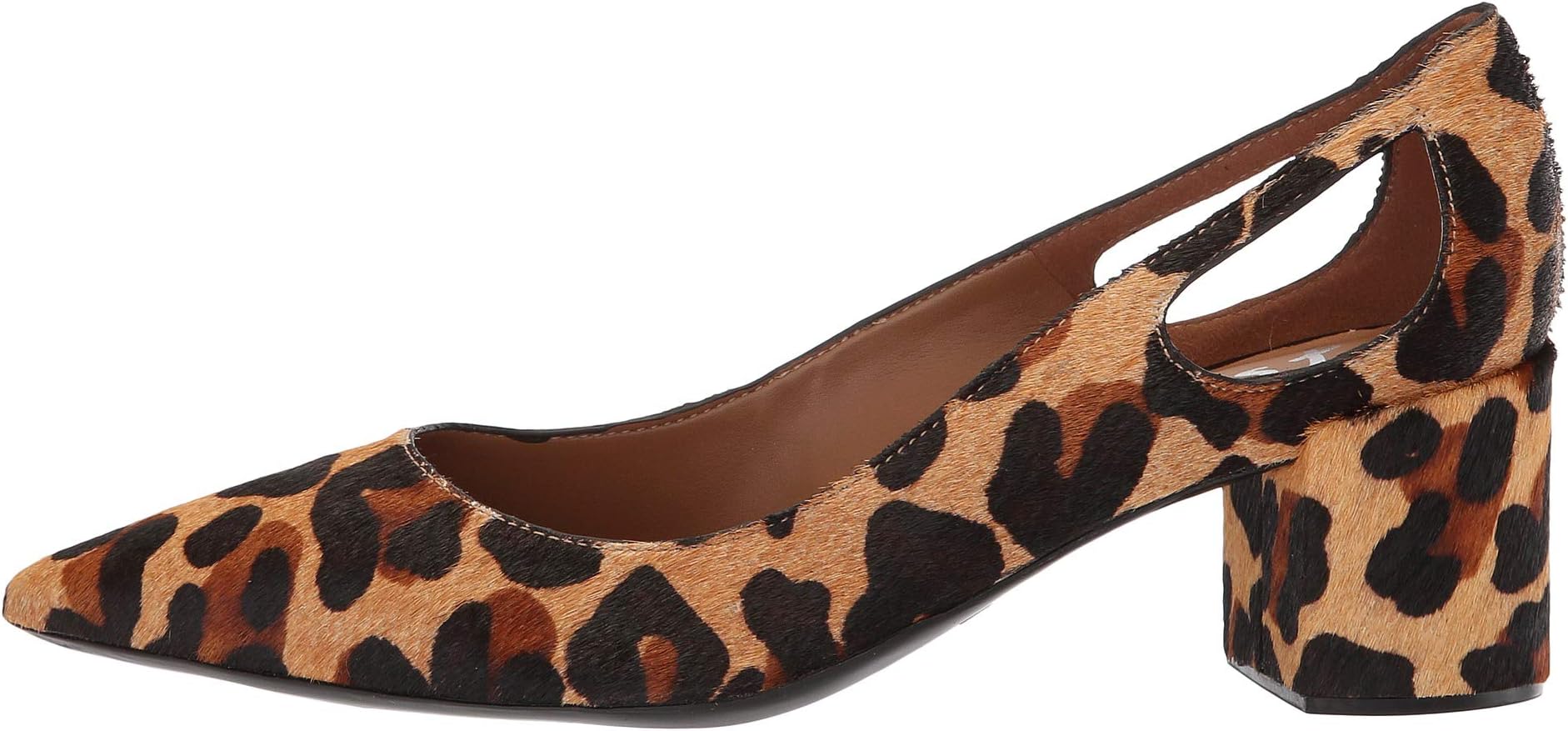 Туфли French Sole Courtney2 Heel, Beige Leopard Haircalf — фото 4