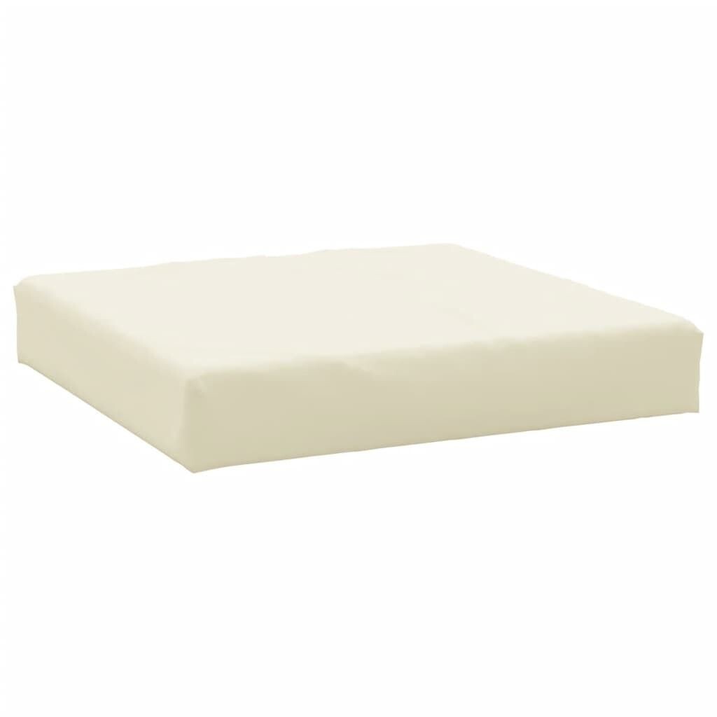 

VidaXL Подушка Pallet Cream 60x60x8 см ткань Оксфорд, бежевый