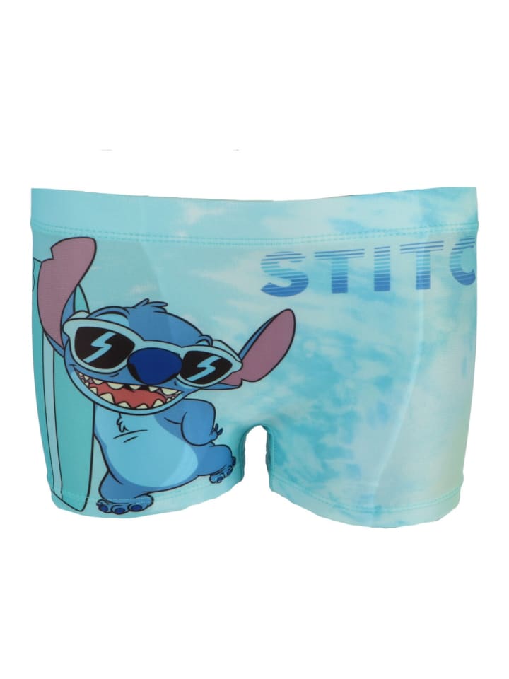 

Шорты бермуды Lilo & Stitch Schwimmboxer Strandhose Badehose für Kinder, синий