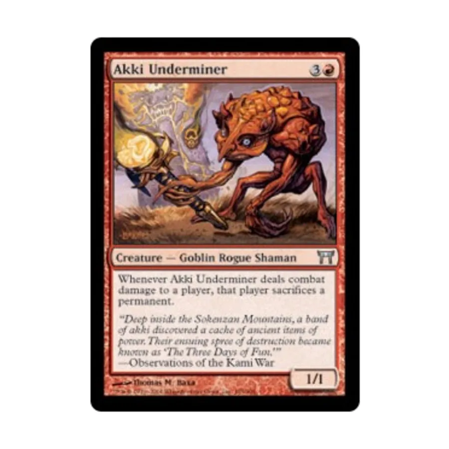 

CCG Акки Андермайнер (Ю), MTG - Champions of Kamigawa