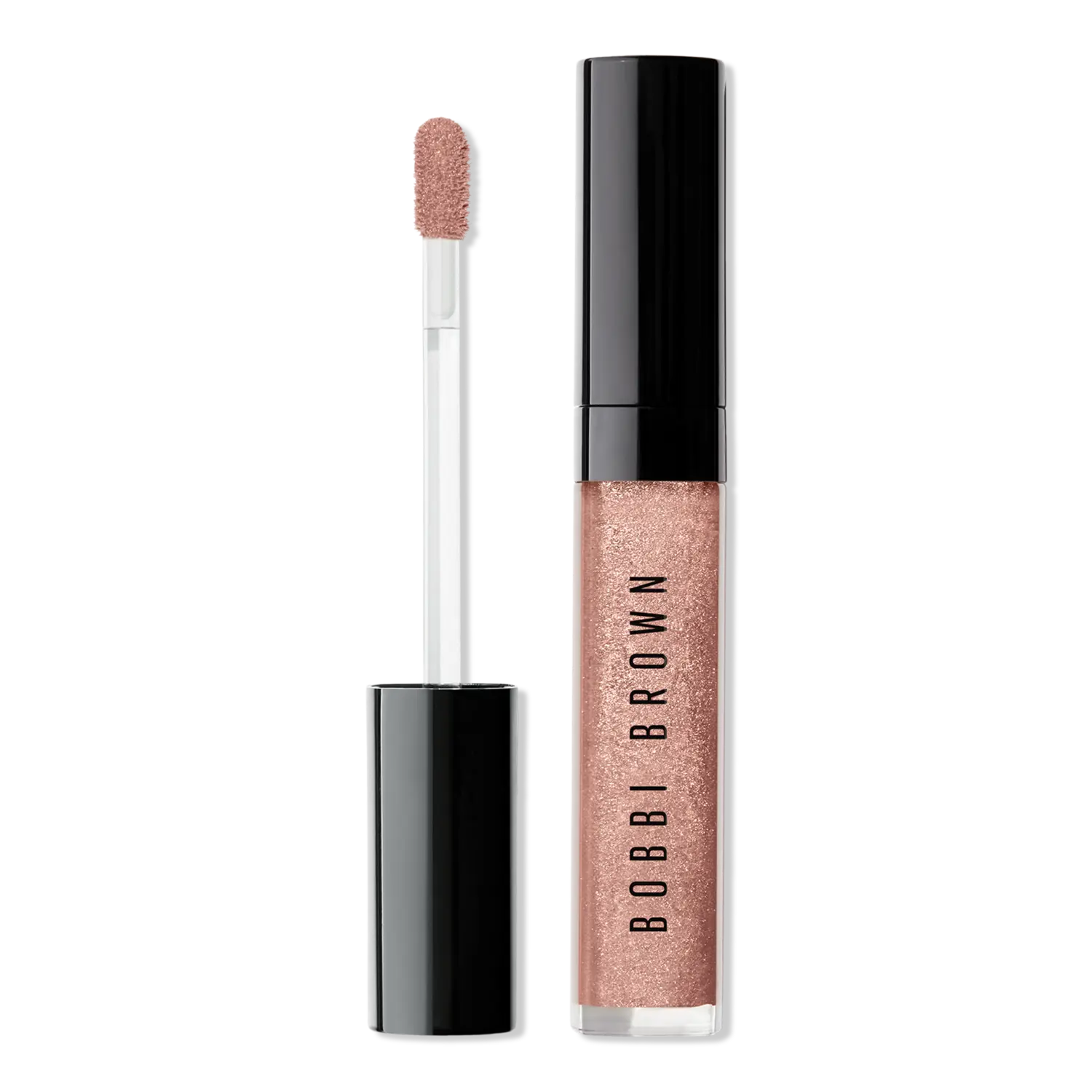 

Блеск для губ с добавлением измельченных масел BOBBI BROWN, Bare Sparkle (pearlescent champagne with pops of gold and copper pearl)