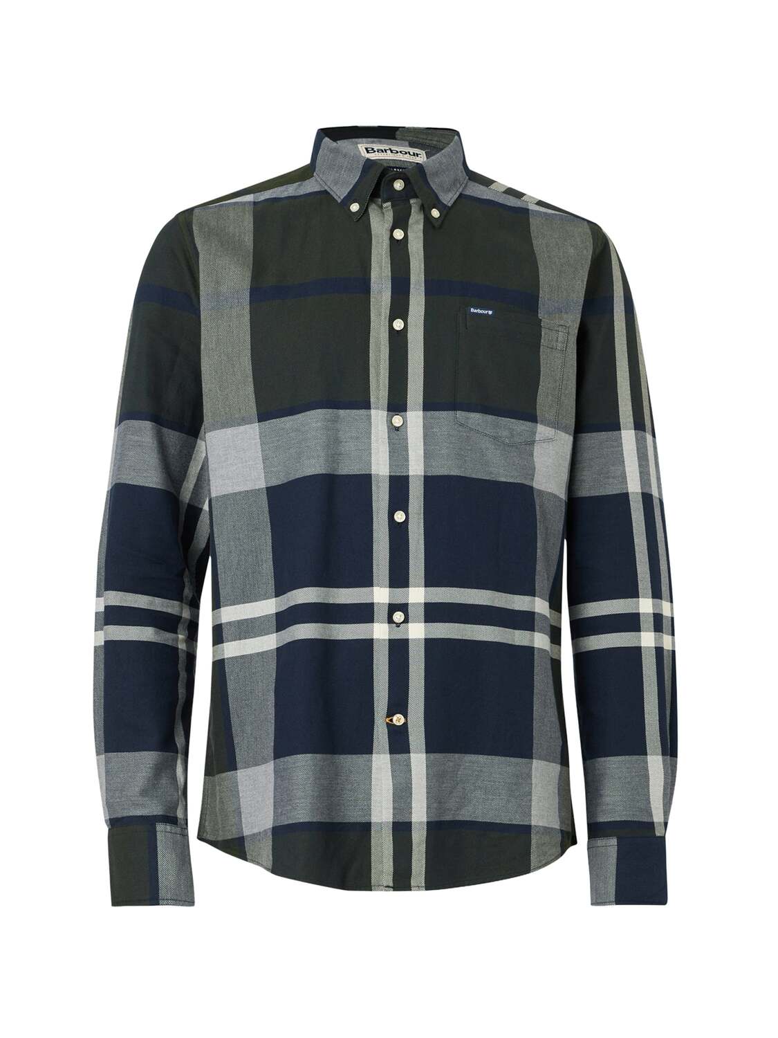 

Barbour Рубашка 'Dunoon' приталенная на пуговицах, оливкового и пастельно-зеленого цветов