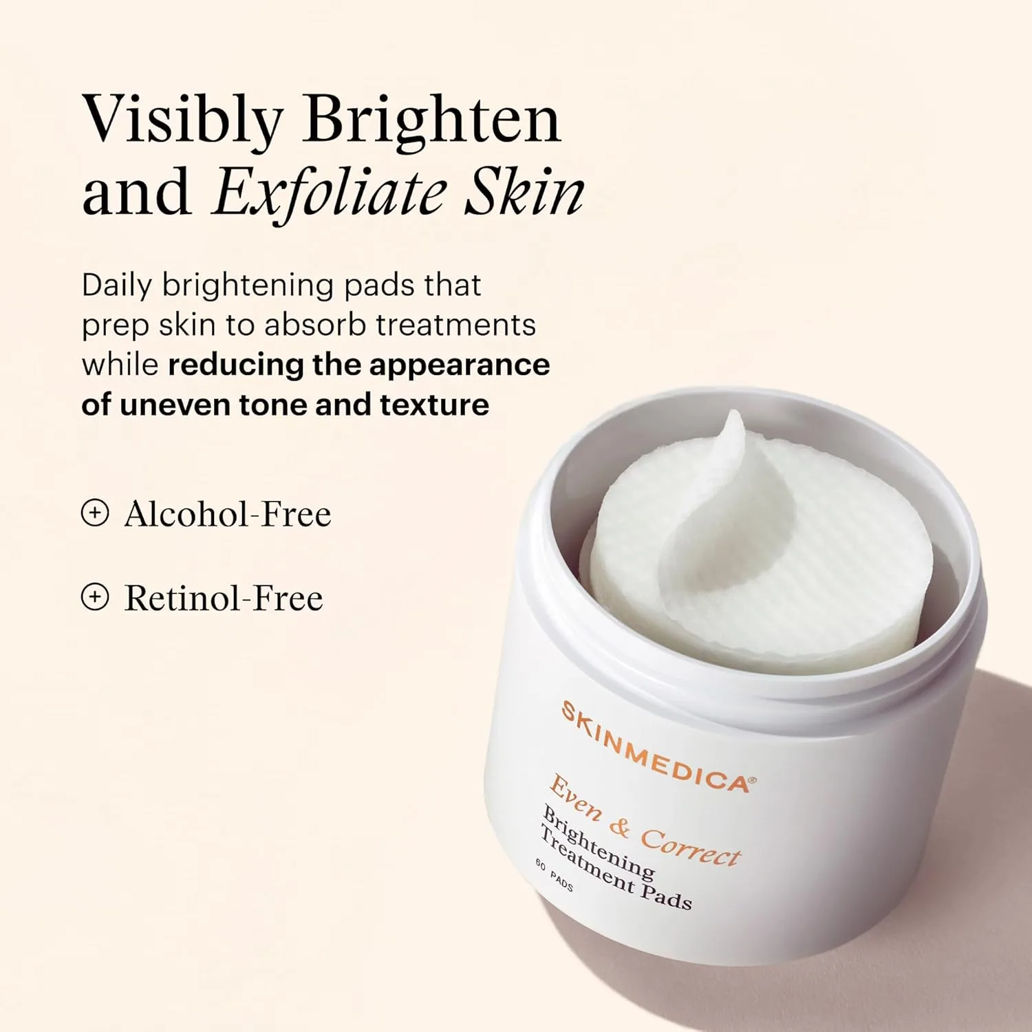 Маска для лица Skinmedica — Осветляющие подушечки для лица Even & Correct, содержащие % гликолевой кислоты, не — фото 4