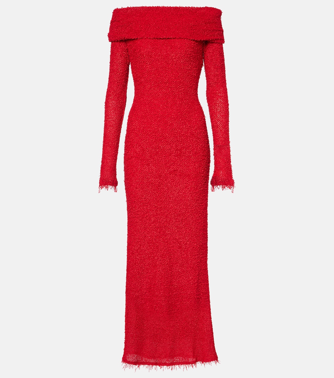 

Платье макси Ormany из джерси букле Isabel Marant, красный