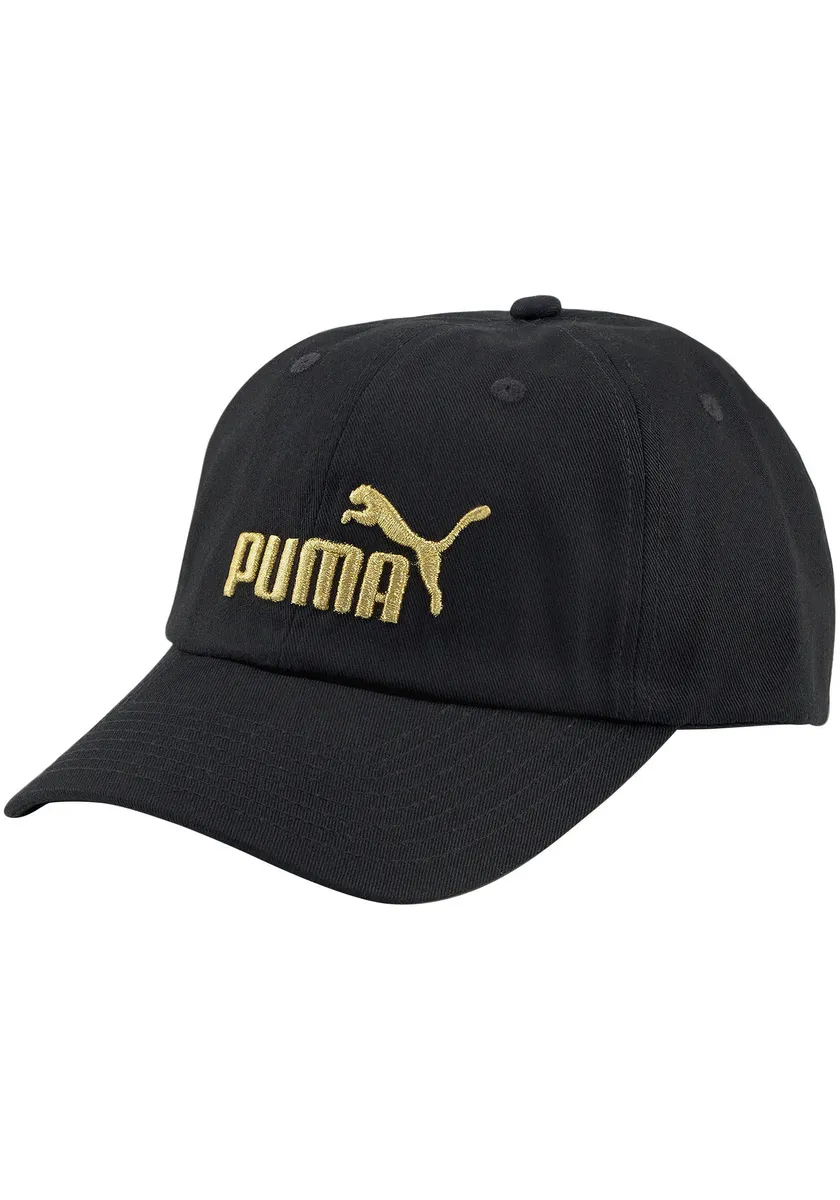 

Бейсболка PUMA "ESS NO.1 BB CAP", цвет Puma Black-Gold No1 Logo