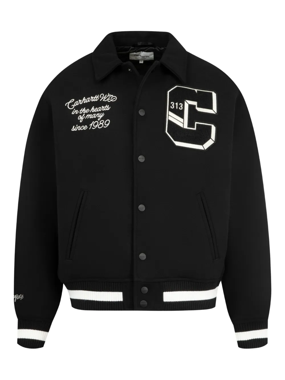

Бомбер World Class Varsity Carhartt Wip, черный