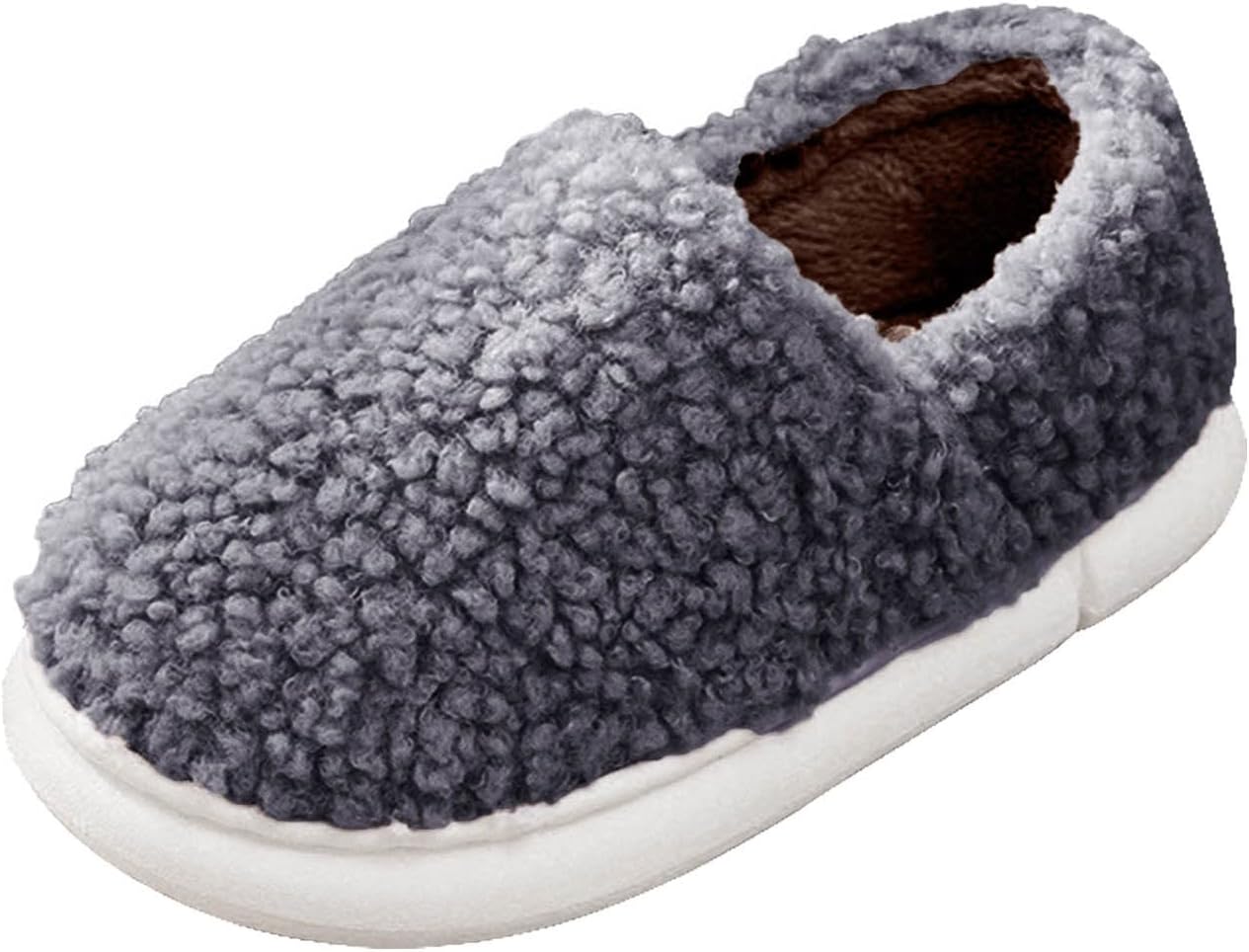 

Мужские хлопковые внутренние ботинки KRIDDR, нескользящие и удобные с мягкой подошвой, теплые зимние ботинки, серый