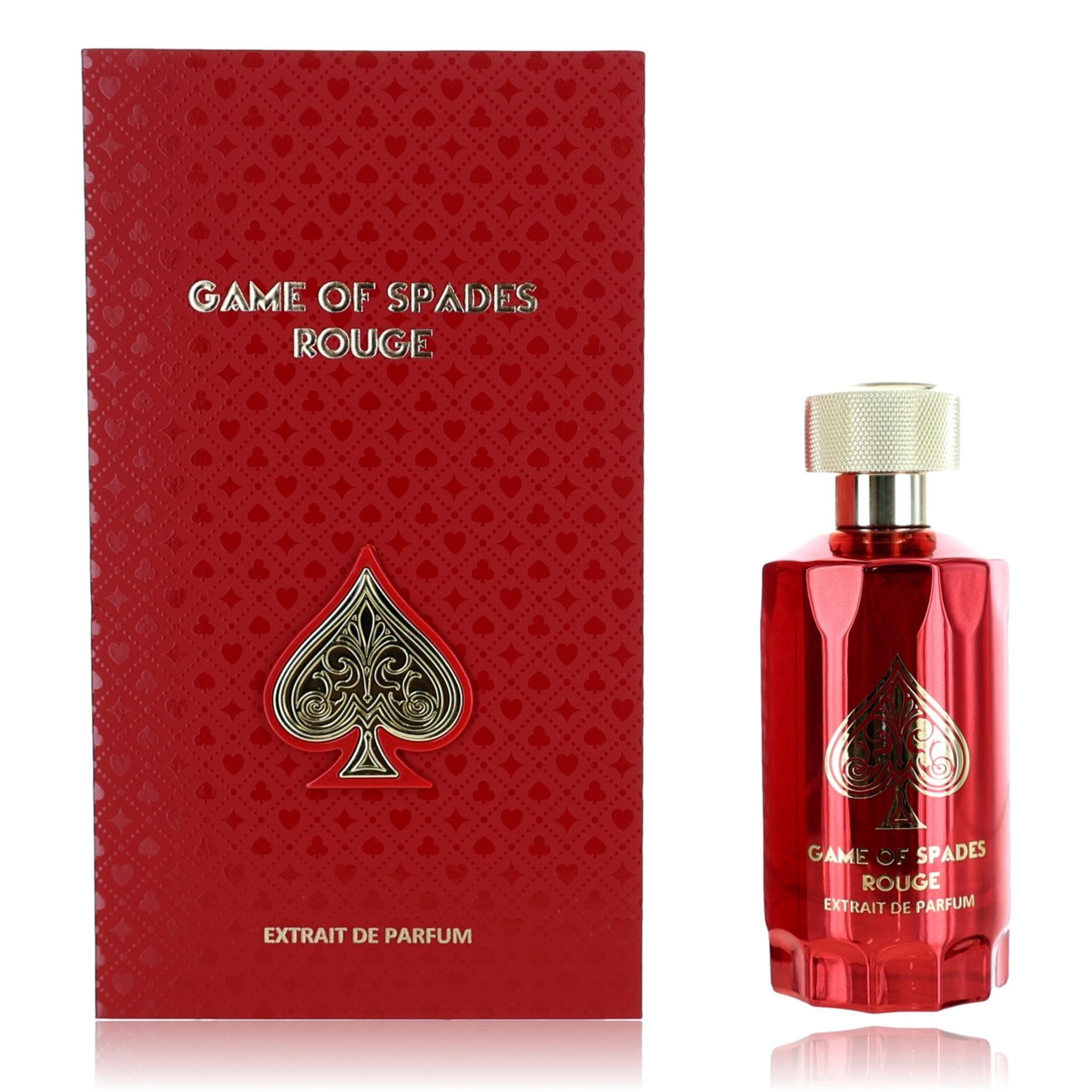 

Game of Spades Rouge от Jo Milano, 3,4 унции, парфюмерная композиция Extrait De Parfum, унисекс, прозрачный