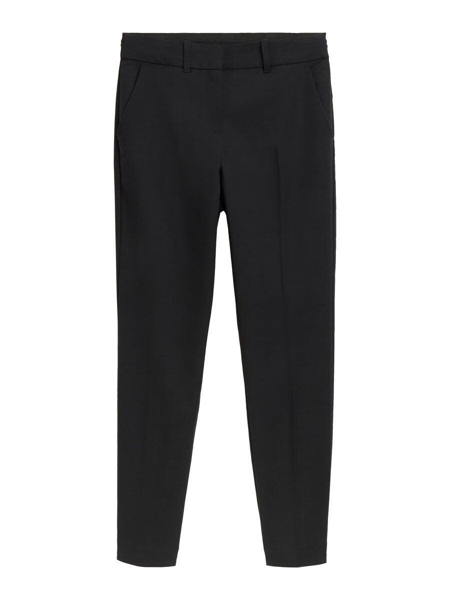 

Брюки TOM TAILOR Slim fit Pleated Pants Mia, черный