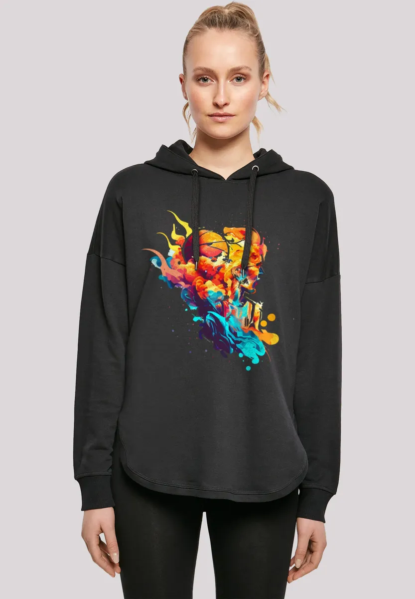 

Толстовка F4NT4STIC "Basketball Sport Player OVERSIZE HOODIE", принт, черный