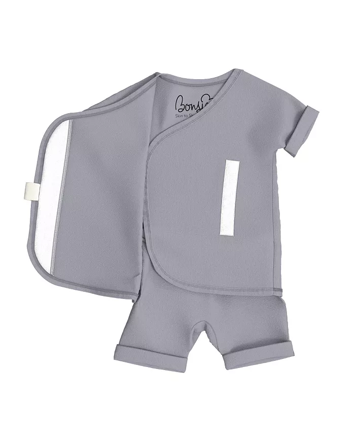 Baby Bonsie Skin to Skin для мальчиков, комбинезон Bonsie Baby, синий — фото 2