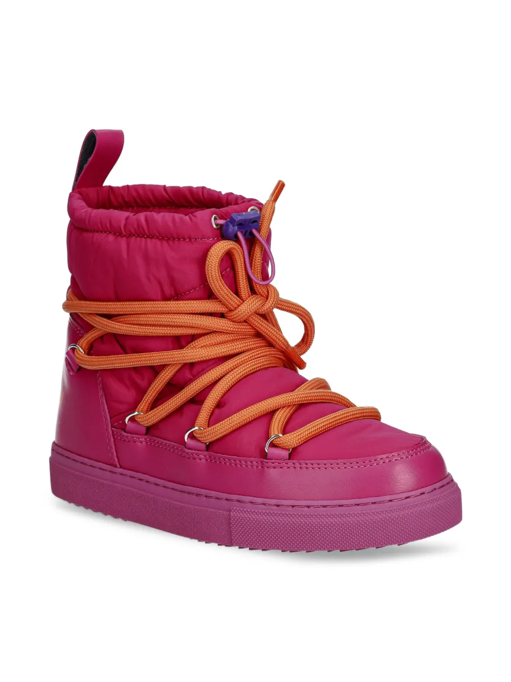 

Дутые ботинки на шнуровке Inuikii, розовый