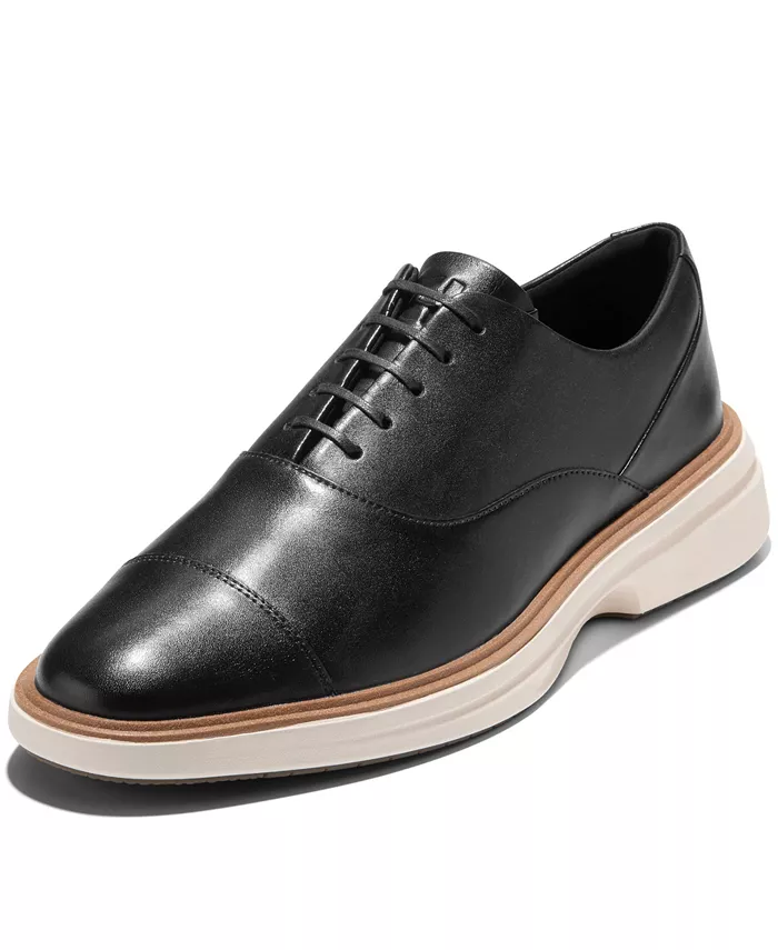 Мужские оригинальные оксфорды Grand Cityspectre с мыском Cole Haan, черный — фото 4