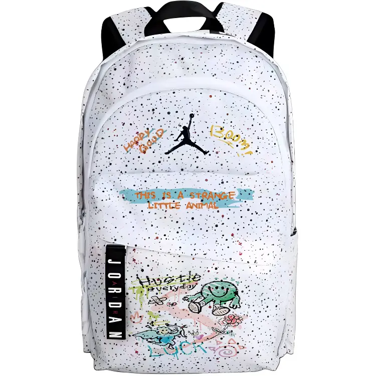 

Jordan Полиэстеровый рюкзак обычный унисекс Baby's Breath, Graffiti