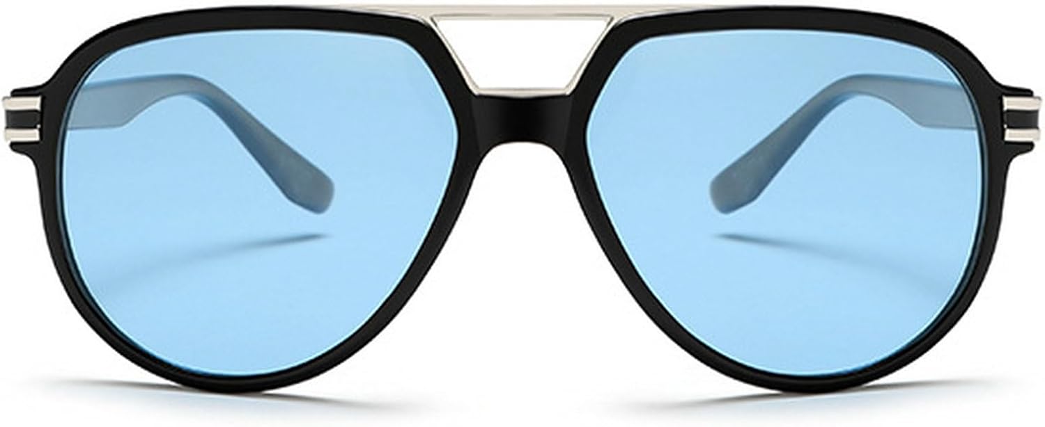 

Ретро-солнцезащитные очки-пилот для женщин, стильные солнцезащитные очки в стиле 90-х, легкие овальные очки, модные солнцезащитные очки для мужчин с защитой от УФ-излучения mincl, Blue