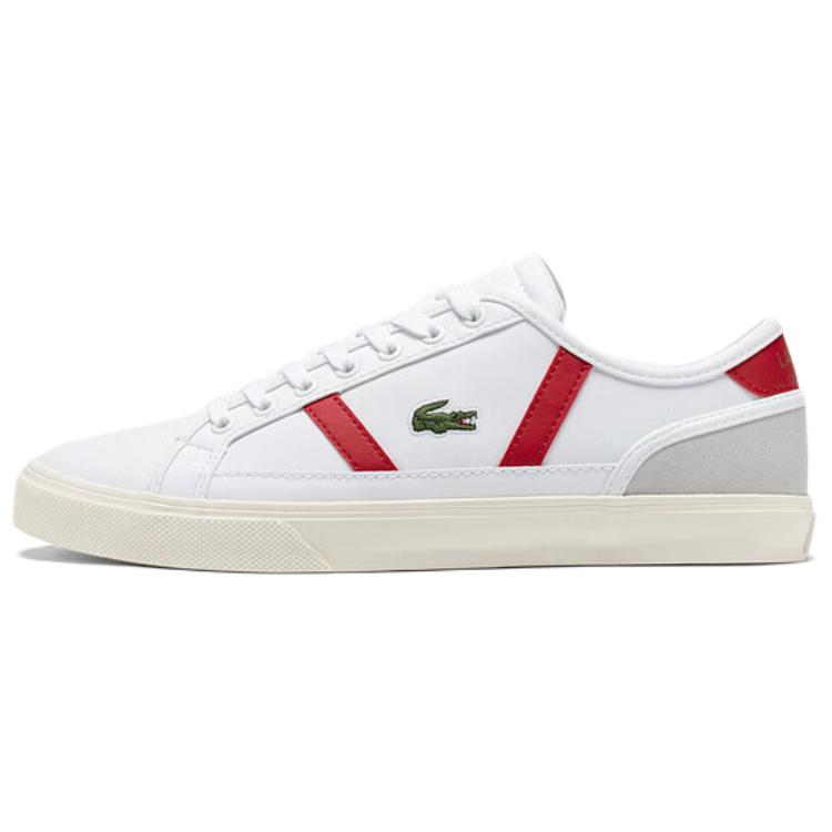 

LACOSTE Износостойкие низкие кроссовки для скейтбординга, мужские, белые