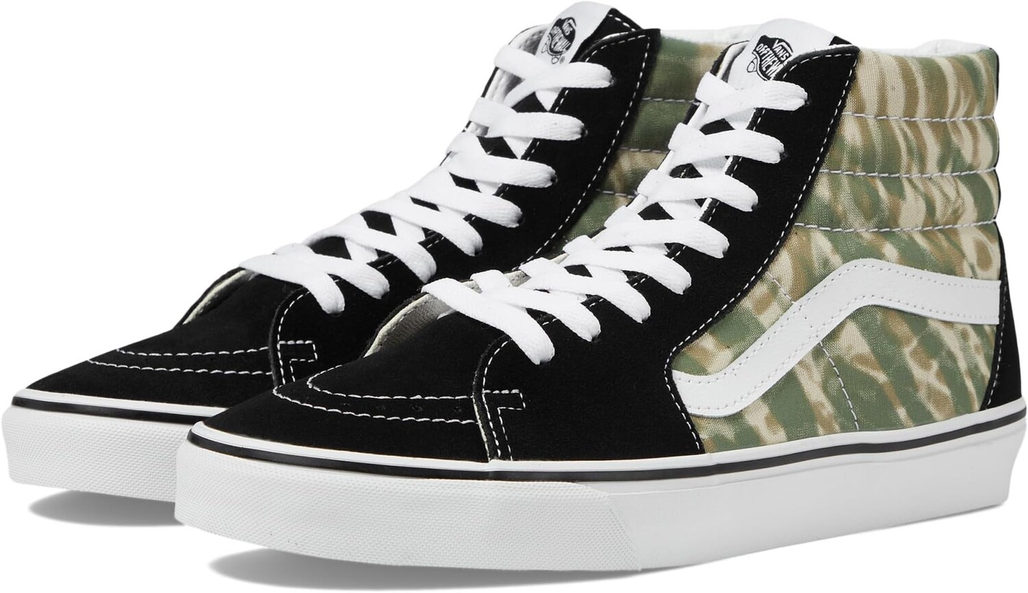 

Кроссовки Vans Sk8-hi, цвет Woodland Wash Black