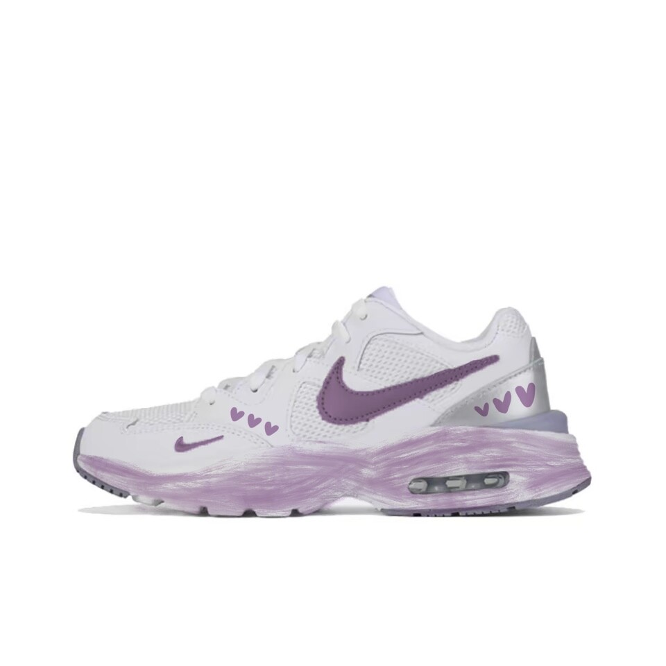 

Кроссовки Air Max Fusion женские с низким верхом, белый/фиолетовый Nike