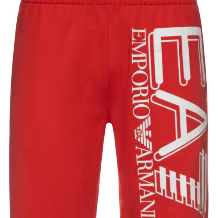 Шорты casual EA7 мужские EMPORIO ARMANI, красный — фото 2