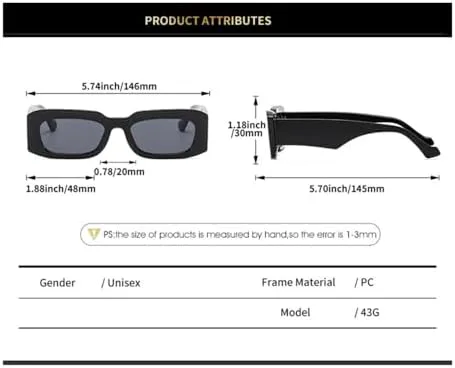 

Солнцезащитные очки прямоугольной формы 2027 года для мужчин и женщин, с широкими дужками, дорожные, винтажные, ретро, ​​с защитой от УФ-излучения UV400 MTZJH, Green