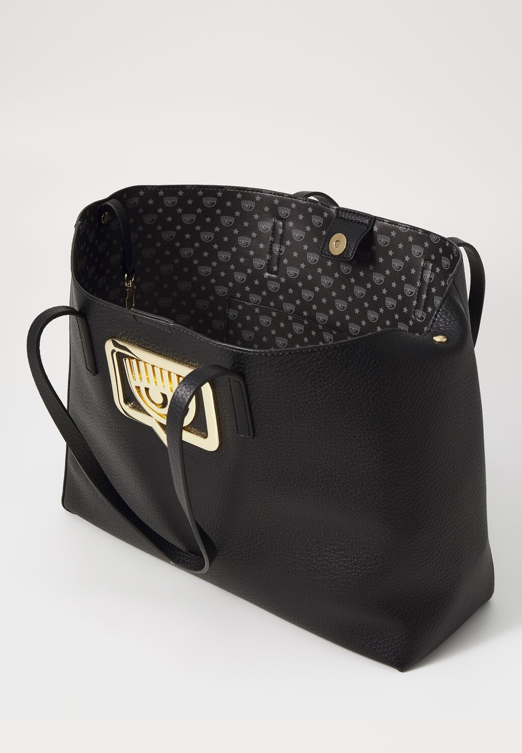 

Сумка-тоут EYELIKE BUCKLE CHIARA FERRAGNI, черный