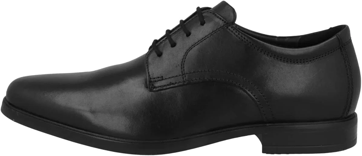 Оксфорды мужские Clarks, черная кожа